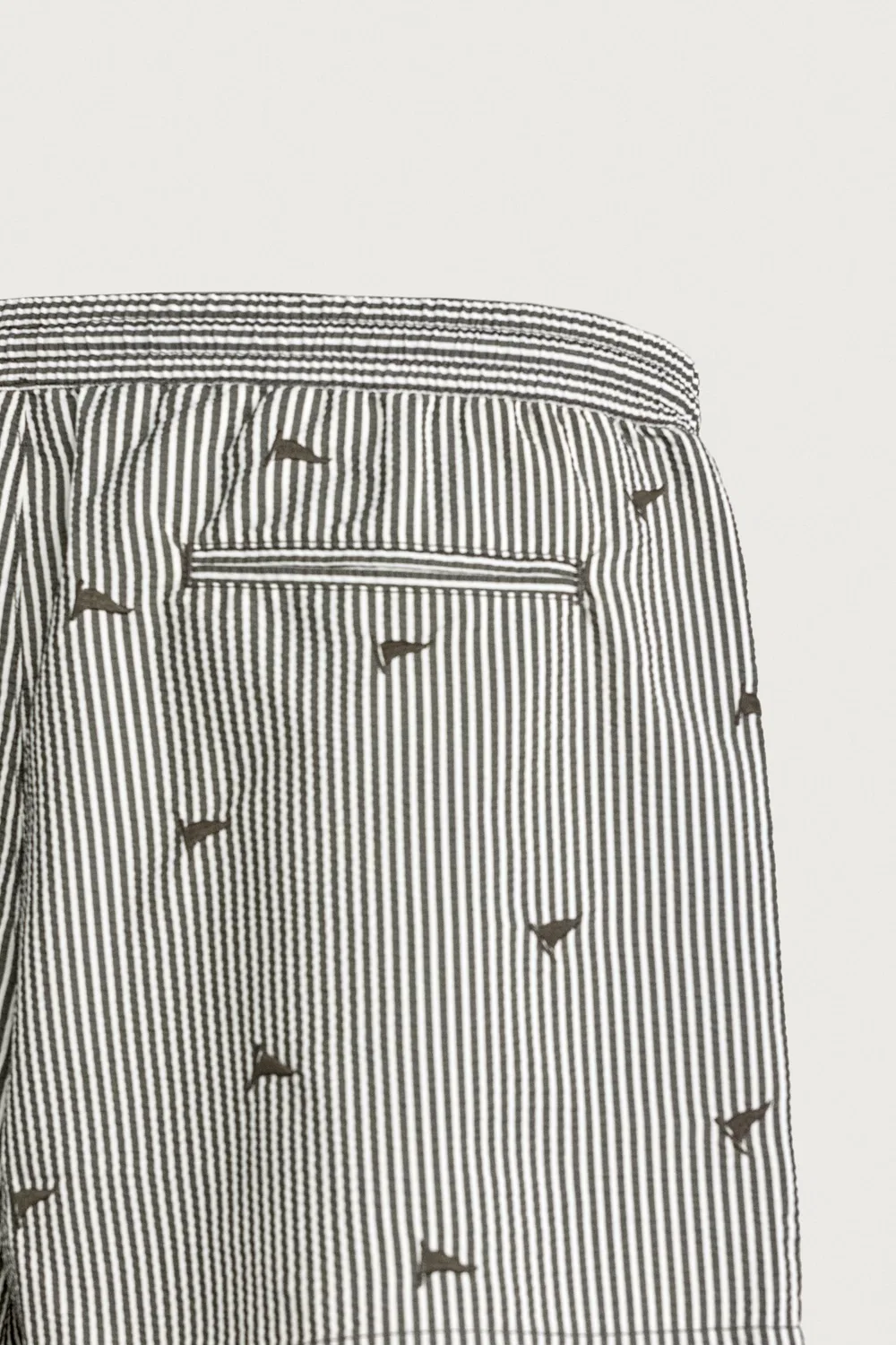 Купальники из вышитой ткани сирсакер ZARA, Black — фото 4