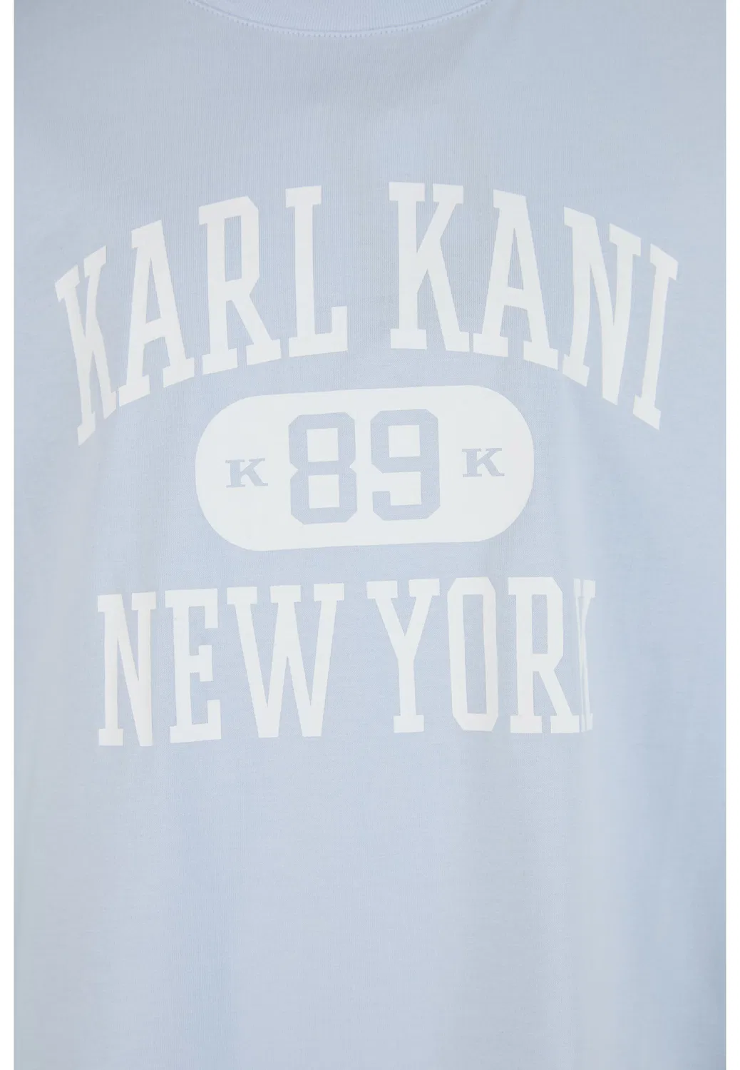 Рубашка Karl Kani Heritage 89 пастельно-голубого цвета — фото 3
