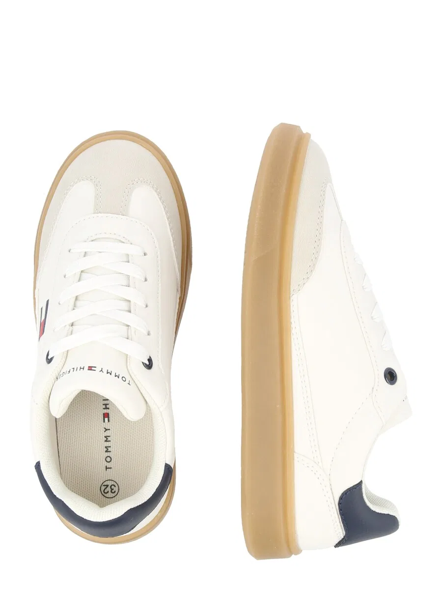 Кроссовки TOMMY HILFIGER 'COOPER' кремового и светло-бежевого цвета — фото 2