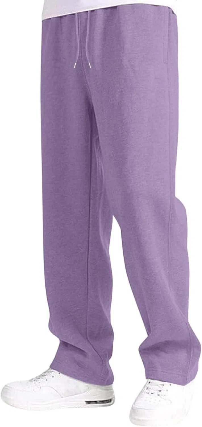 Спортивные брюки, свободные, бренд XovLAHzY, цвет A01-purple — фото 3