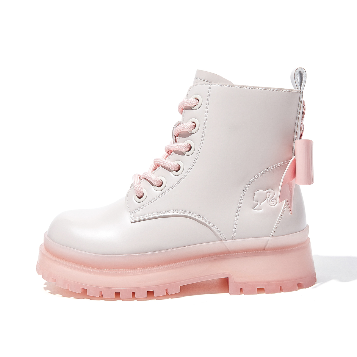 

Детские противоскользящие износостойкие низкие ботинки Kids Barbie, белый