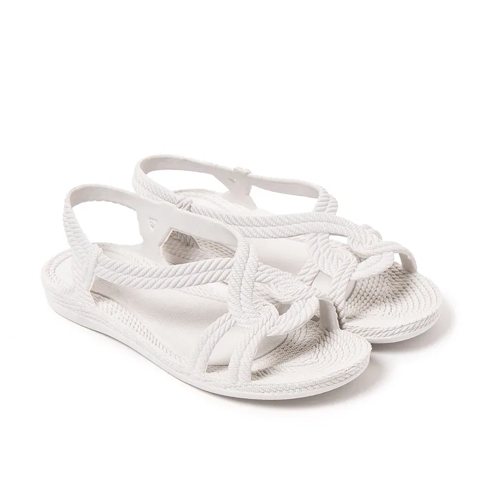 Детские сандалии-вьетнамки с нескользящей подошвой Esmirna Brasileras, White — фото 4
