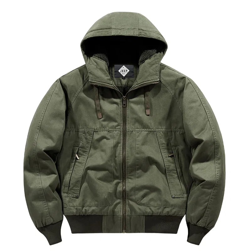 Детская утепленная куртка с капюшоном JEEP SPIRIT, Army Green