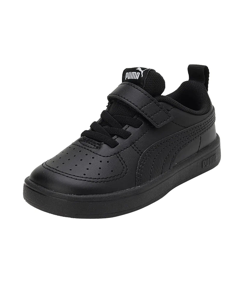 Детские кроссовки с синтетической кожи PUMA Rickie AC PS, Black