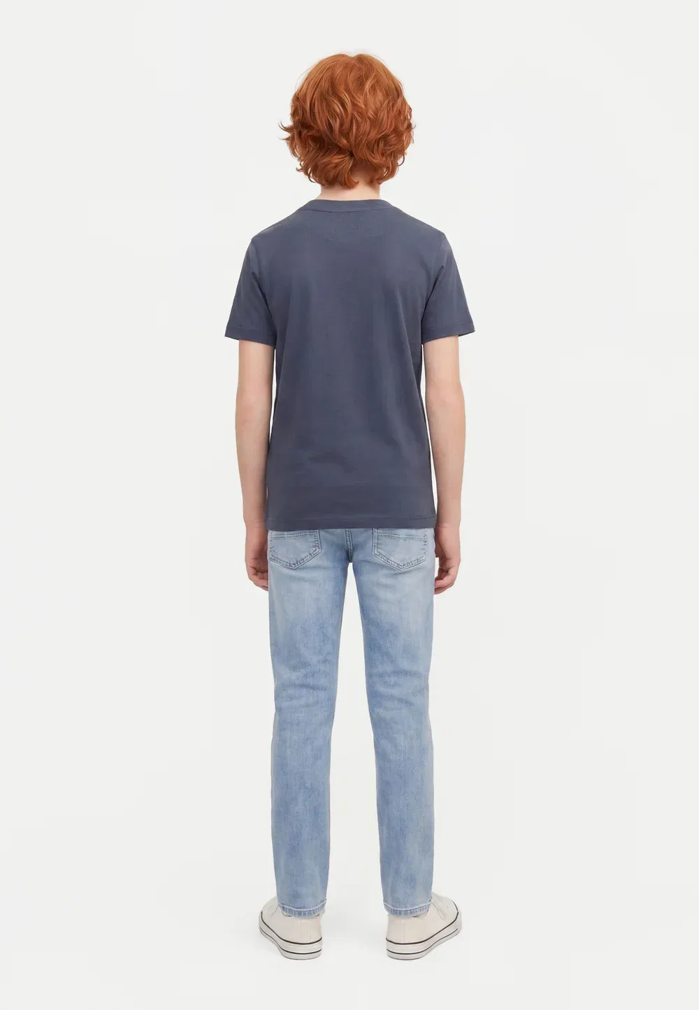 Футболка с логотипом Jjecorp, короткий крой, круглый вырез, noos jnr - футболка с принтом Jack & Jones Junior, Turbulence — фото 2