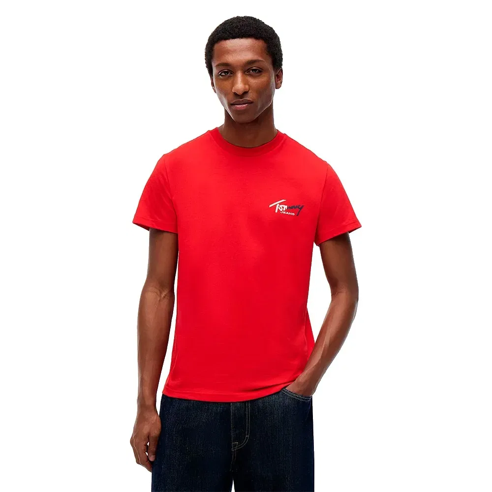Футболка с коротким рукавом DM0DM22538 Tommy Hilfiger, красный
