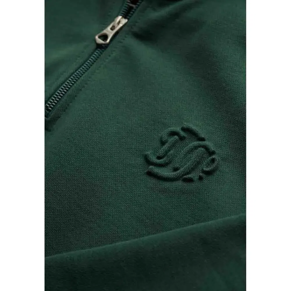 Свитер с молнией Country Club Embossed Superdry, зеленый — фото 4