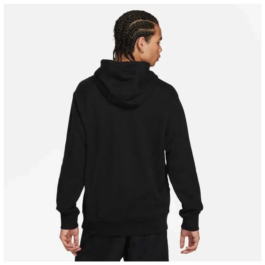 Мужской свитшот с капюшоном Club Ft Hoodie Nike, Черный — фото 4