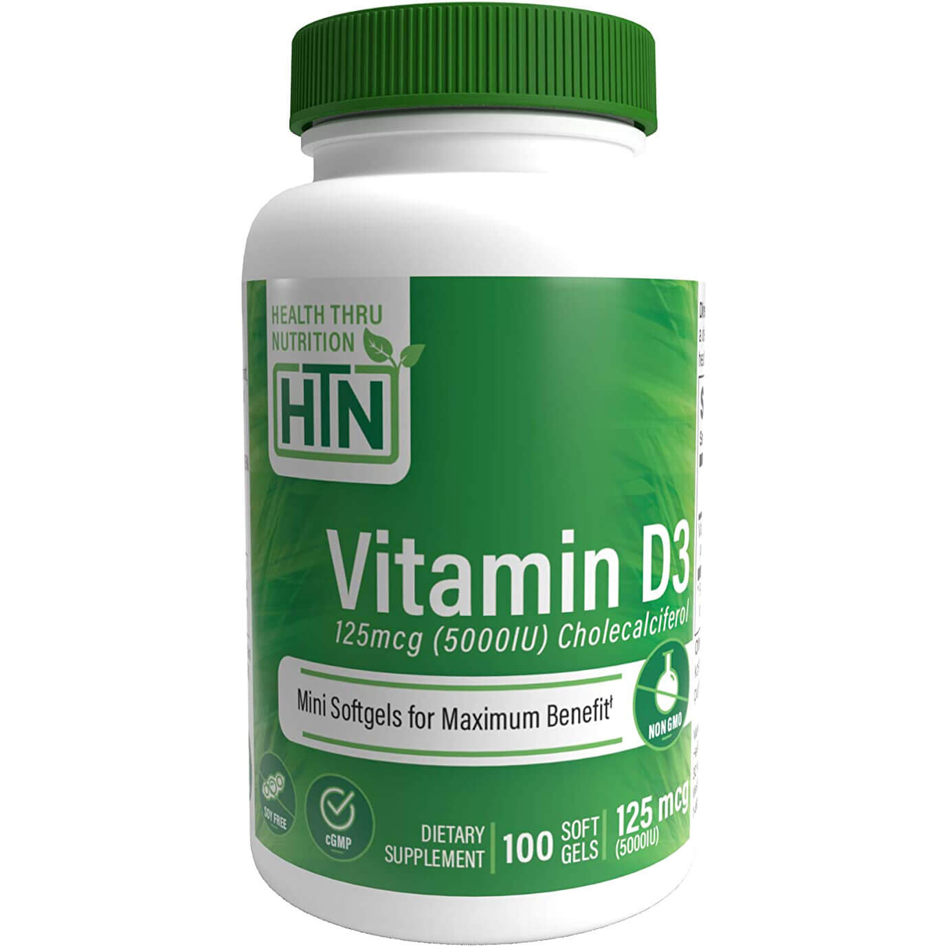 

Витамин D3 Health Thru Nutrition, 100 мини-капсул