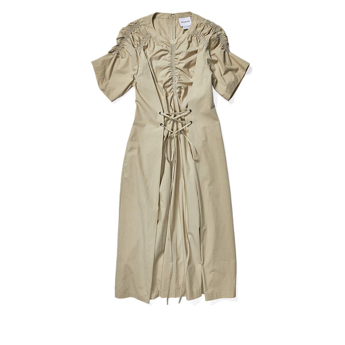

Платье COLOVOS, Gathered Tie Dress