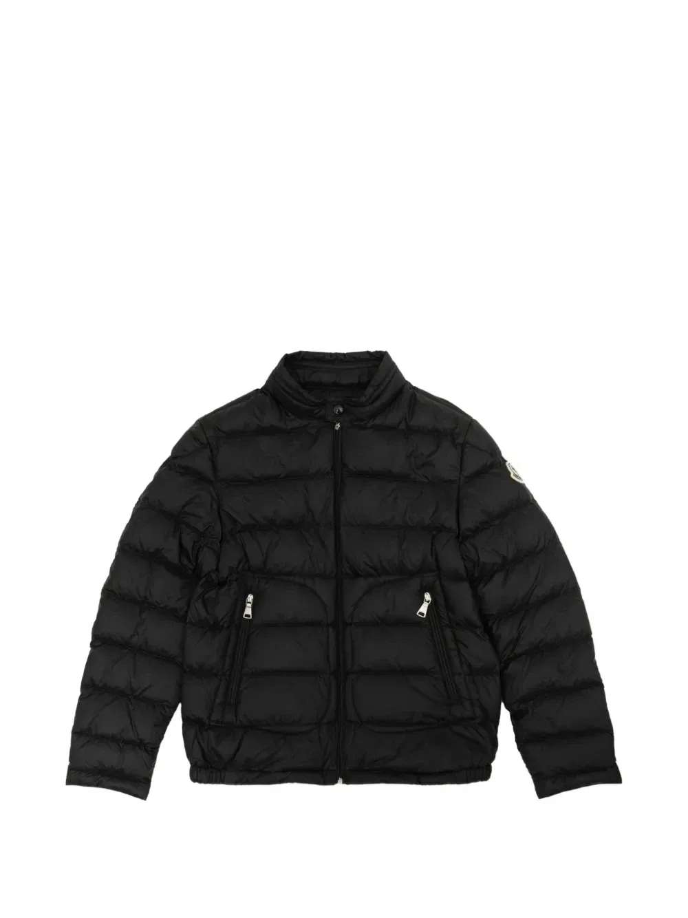 Стеганый пуховик Acorus Moncler Enfant, черный