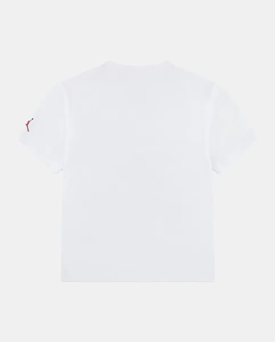 Детская футболка для мальчиков с принтом Jdb Jumpman Grid Blur Jordan, Blanco — фото 4