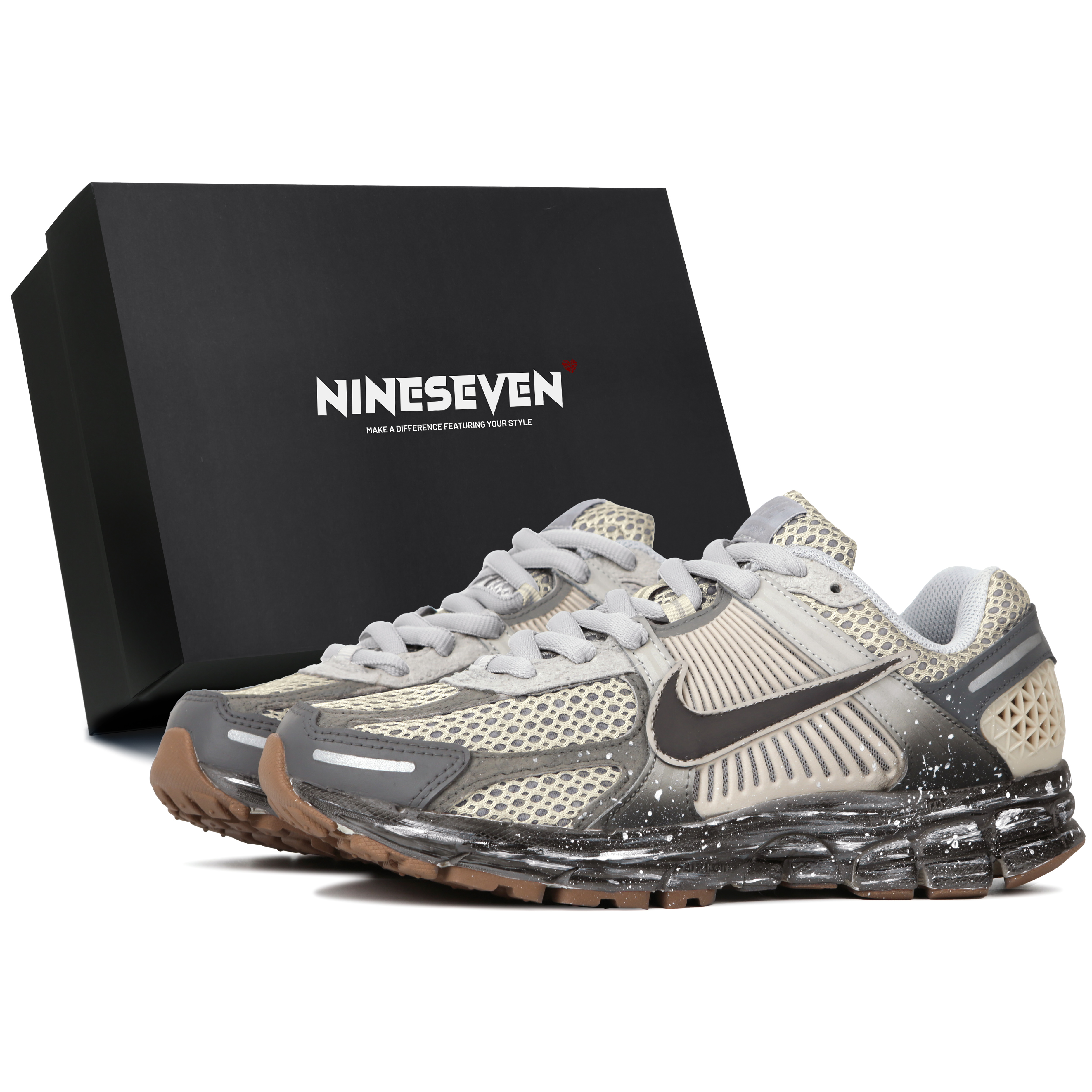 

Nike Кроссовки Air Zoom Vomero 5 Low Top мужские, цвет грязный хаки