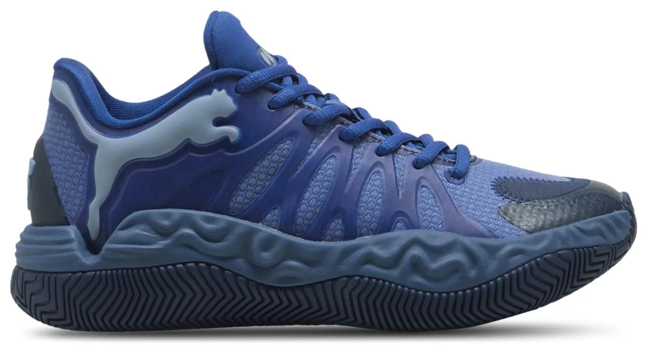 Детские кроссовки для мальчиков с технологией NITROFOAM PUMA Hali 1, Cobalt Glaze/Zen Blue