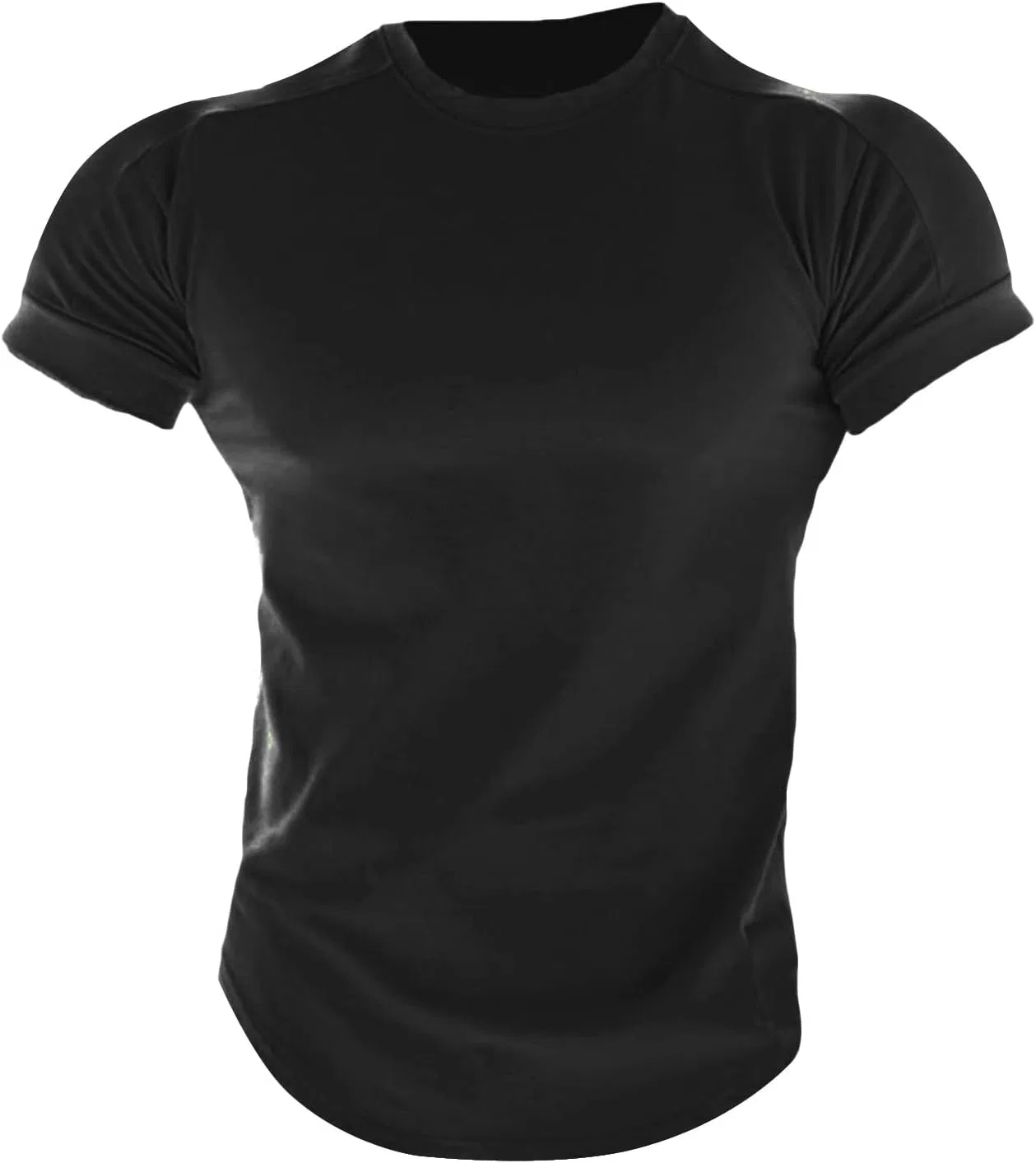 Мужская облегающая футболка с коротким рукавом Bodybuilding, Black