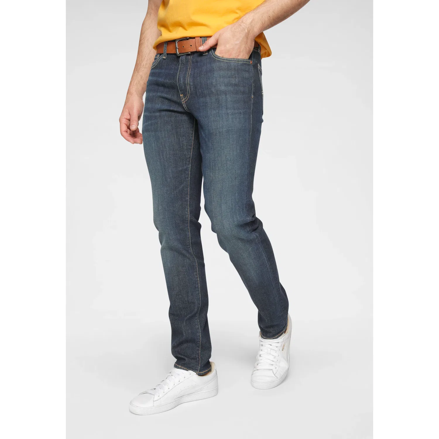 Мужские облегающие джинсы с эффектом стрейч Levi's, Blue