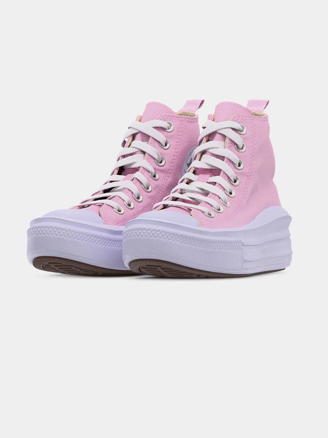 Кроссовки Converse Chuck Taylor All Star Move в розовом цвете — фото 2