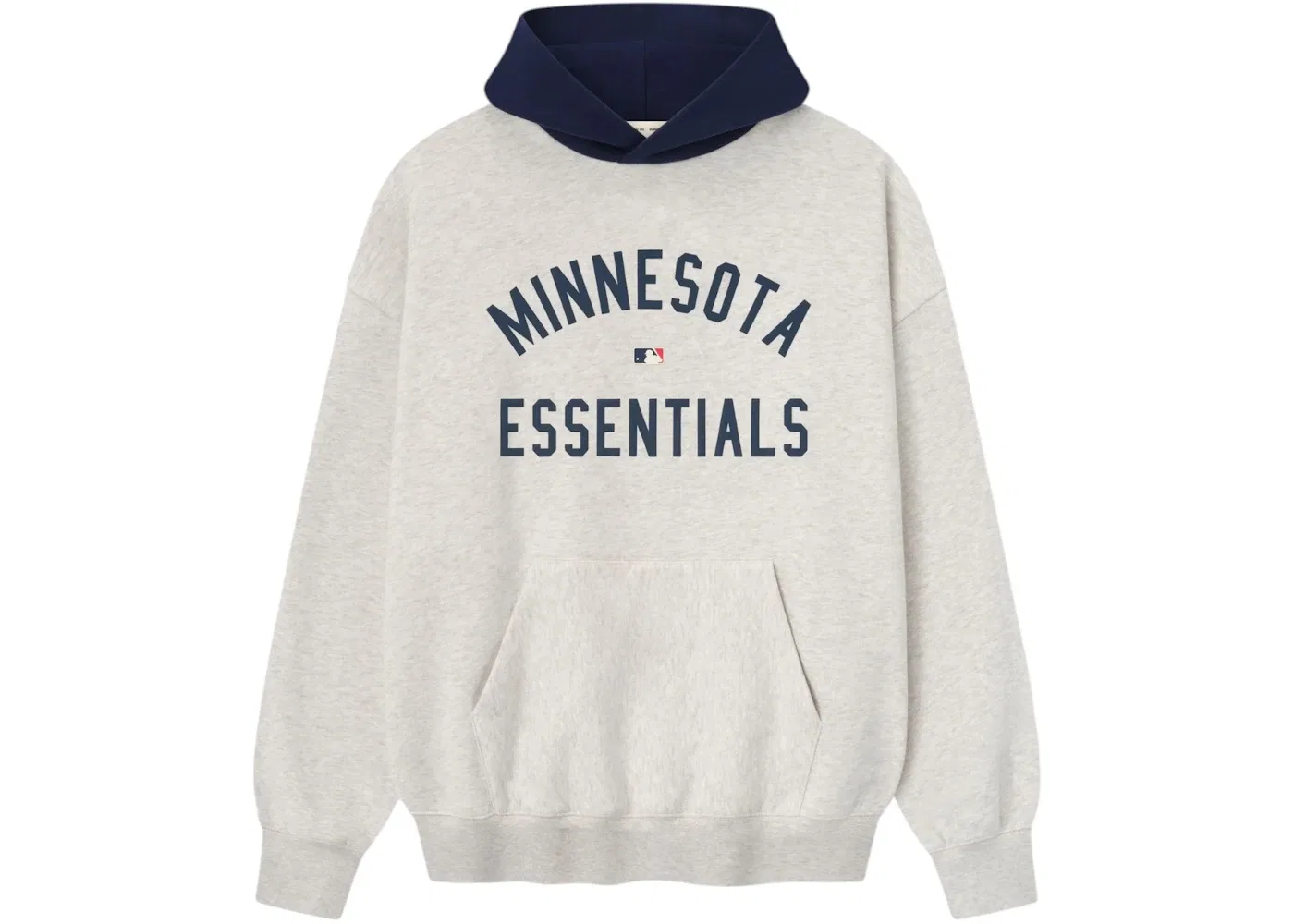 Мужской худи с принтом Twins Sport Fear of God, Oatmeal Heather/Midnight Navy