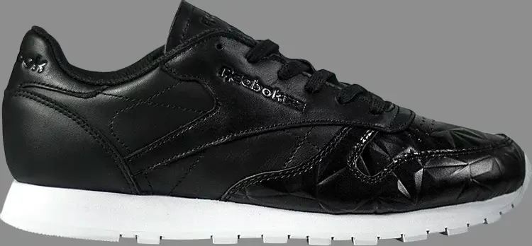 

Кроссовки wmns classic leather hype 'metallic' Reebok, черный