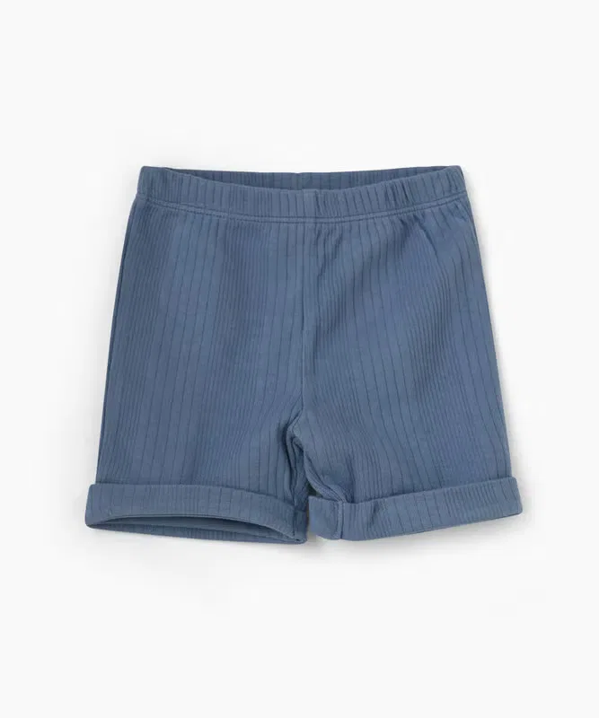 Шорты хлопковые комплект Baby boys shorts Tiny Hug, синий