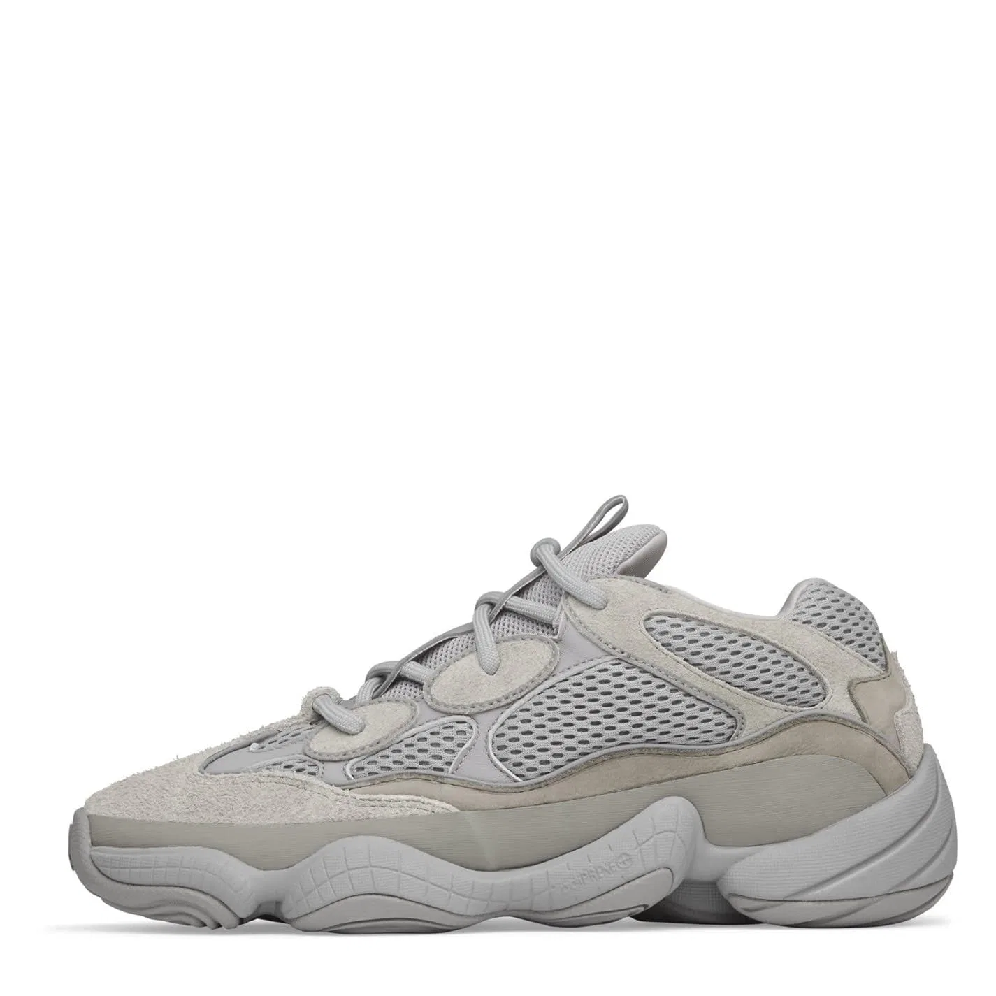 Детские кроссовки для мальчиков с амортизацией Yeezy 500 Super Moon Adidas, Stone Salt — фото 2