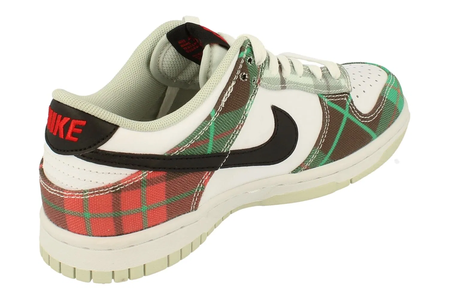 Детские кроссовки для мальчиков с принтом NIKE Dunk Low Sneaker NIKE, White Black White 100 — фото 3
