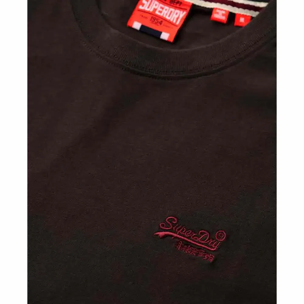 Футболка с коротким рукавом с вышивкой Vintage Logo Superdry, черный — фото 2