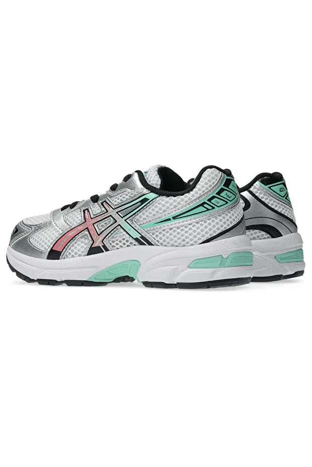 Детские кроссовки для девочек с принтом Gel-1130 ps kids running shoes 1204a170-105 Asics, White — фото 4