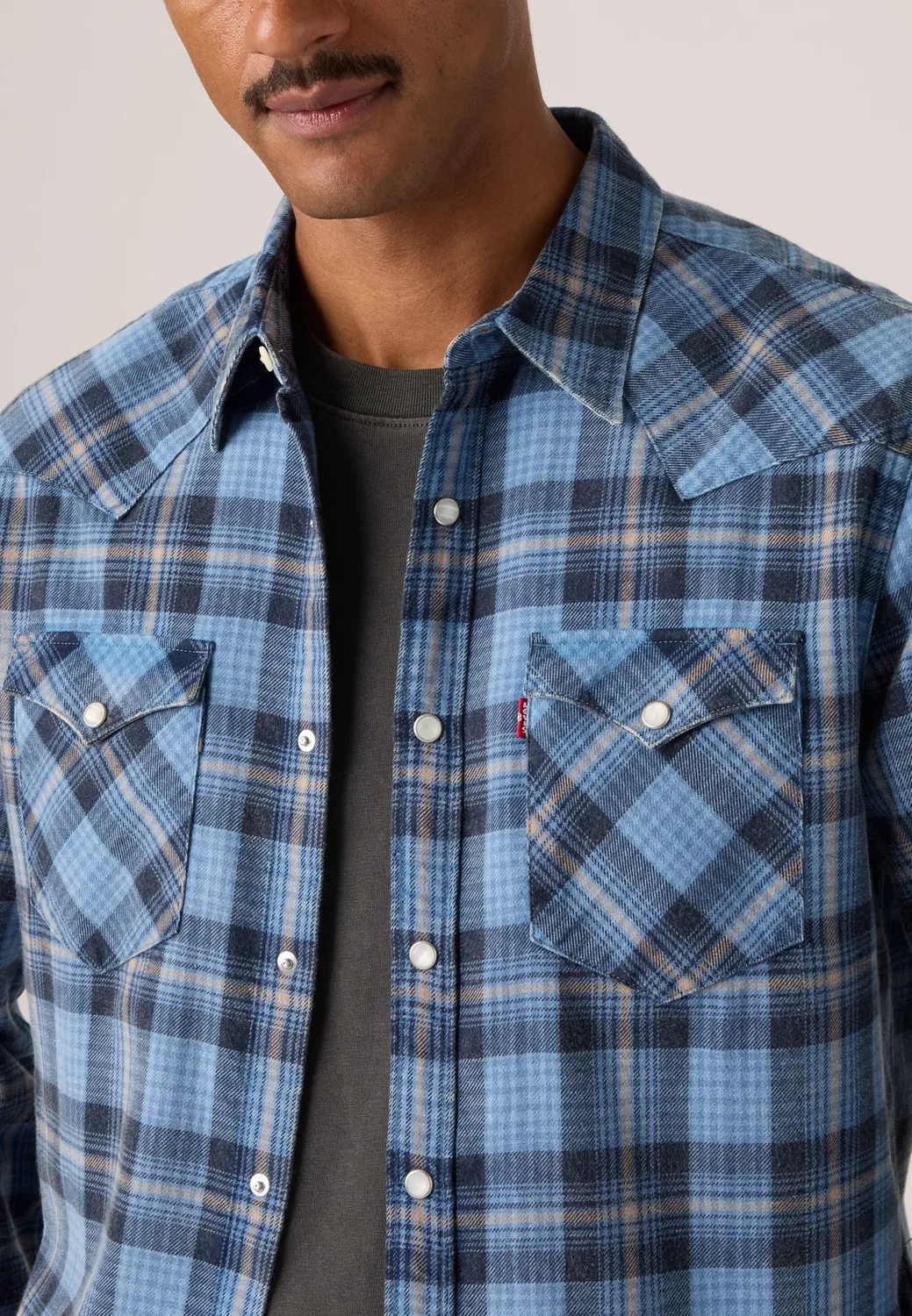 Рубашка Barstow Western Standard Levi'S, Quiet Harbor — фото 4