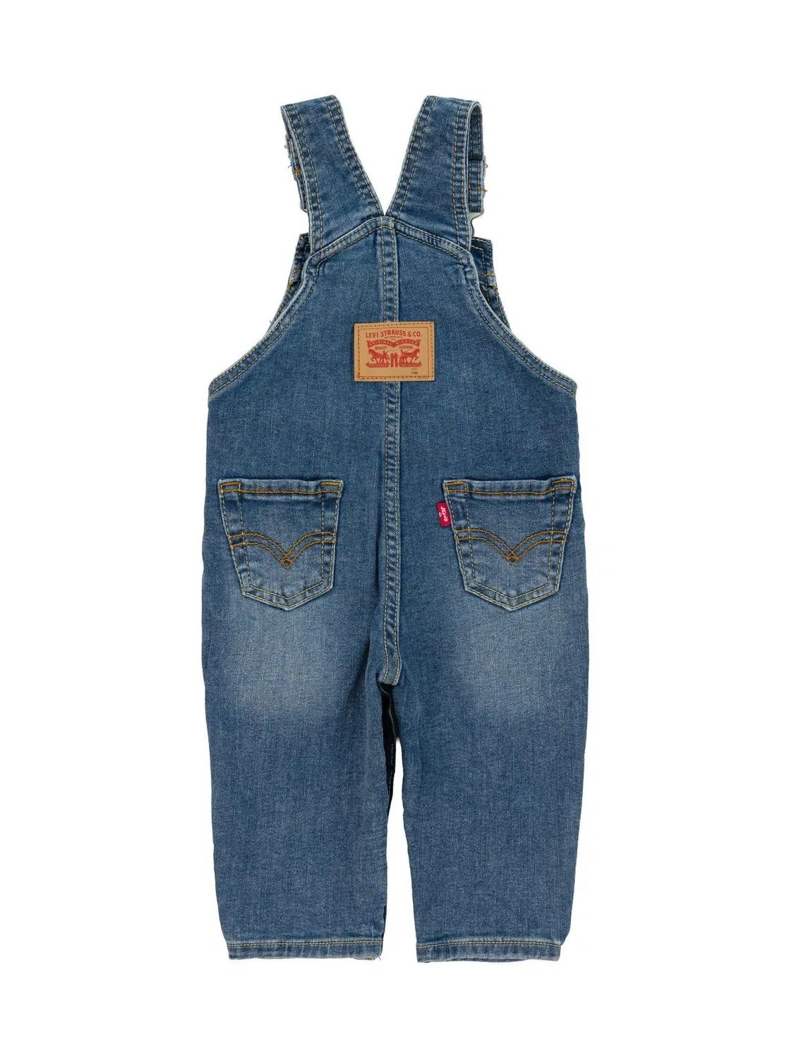 Джинсовый комбинезон Levi's, синий — фото 2