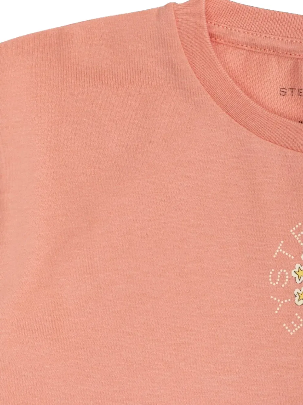 Футболка с логотипом Stella McCartney Kids, оранжевый — фото 3