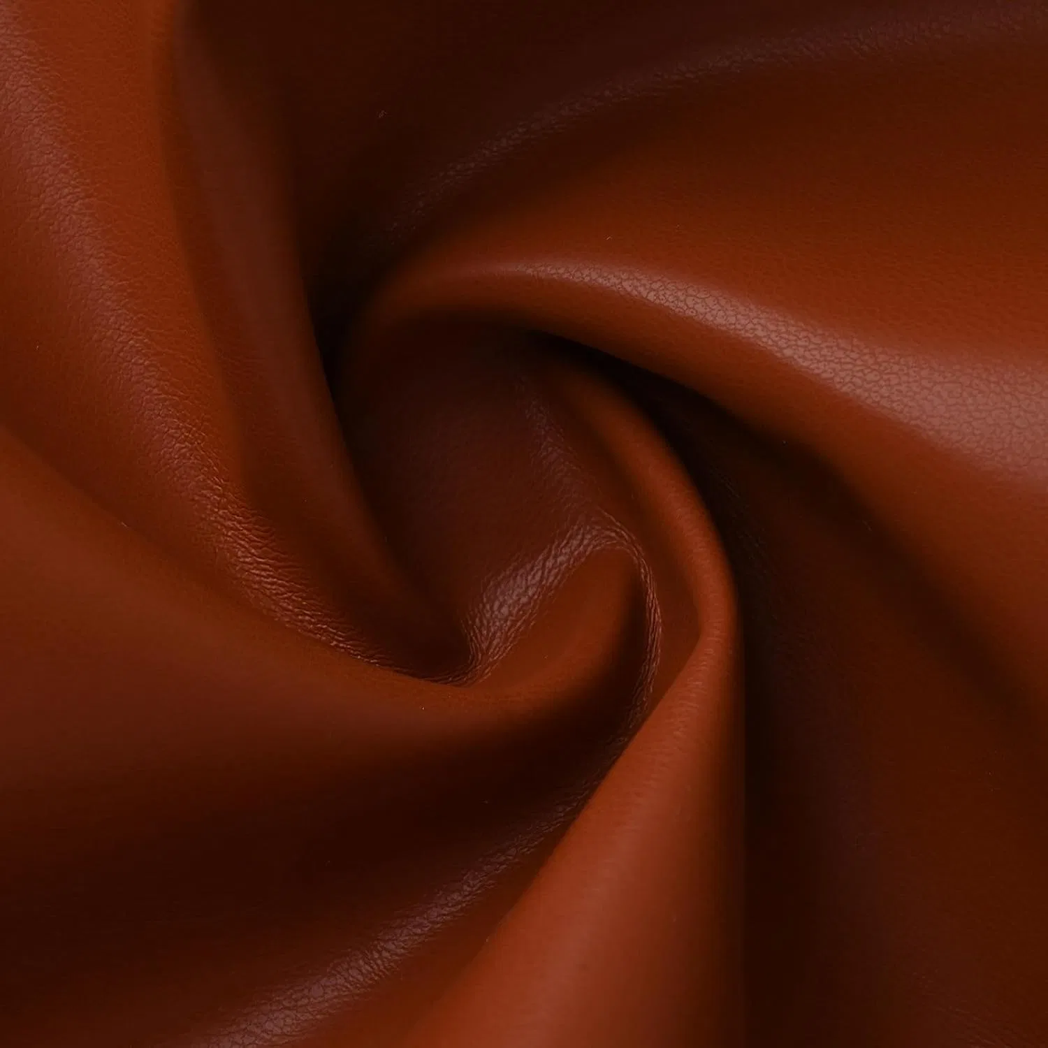 Женское платье миди с поясом из искусственной кожи, Brown — фото 4