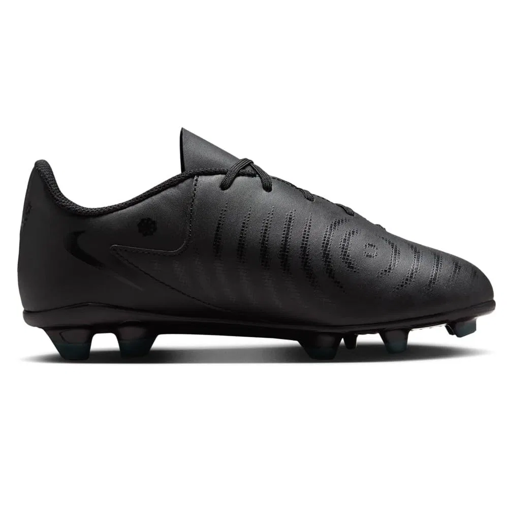 Детские кроссовки для мальчиков с бутсами NIKE Jr. Phantom Gx 2 Club NIKE, Black Black Deep Jungle