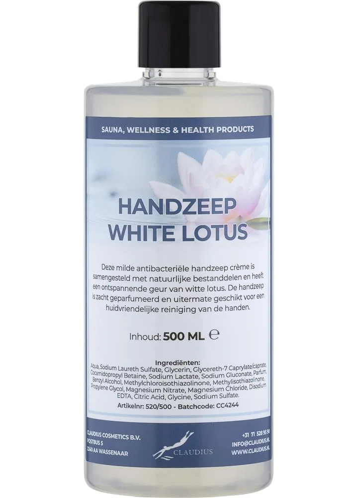 Жидкое мыло для рук White Lotus, Claudius, 500 мл