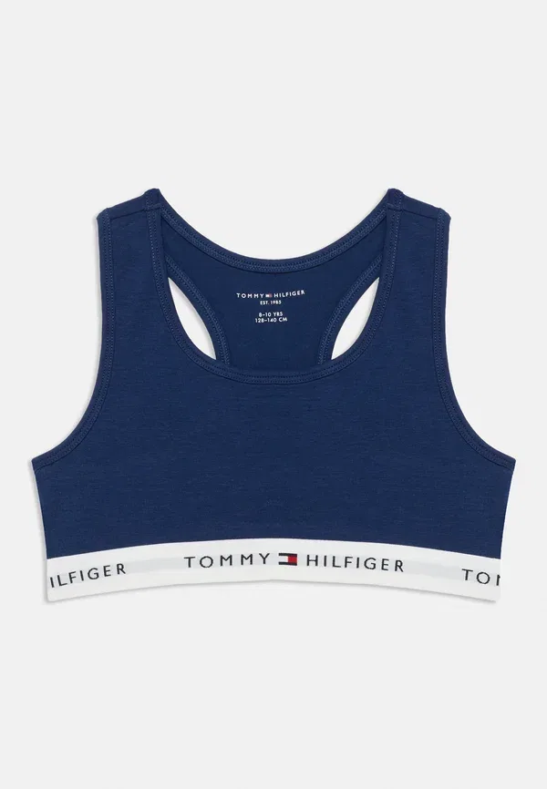 Комплект бюстье из 2 штук с принтом Tommy Hilfiger, темно-синий — фото 3