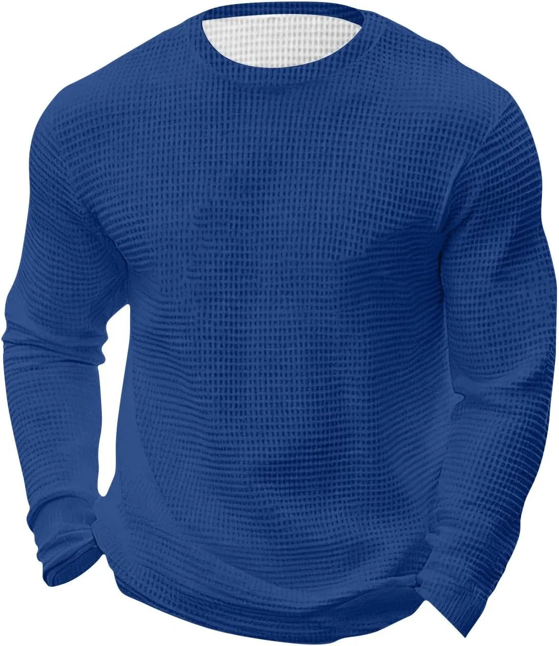 Мужская термофутболка с вафельным переплетением Slim Fit, Blue