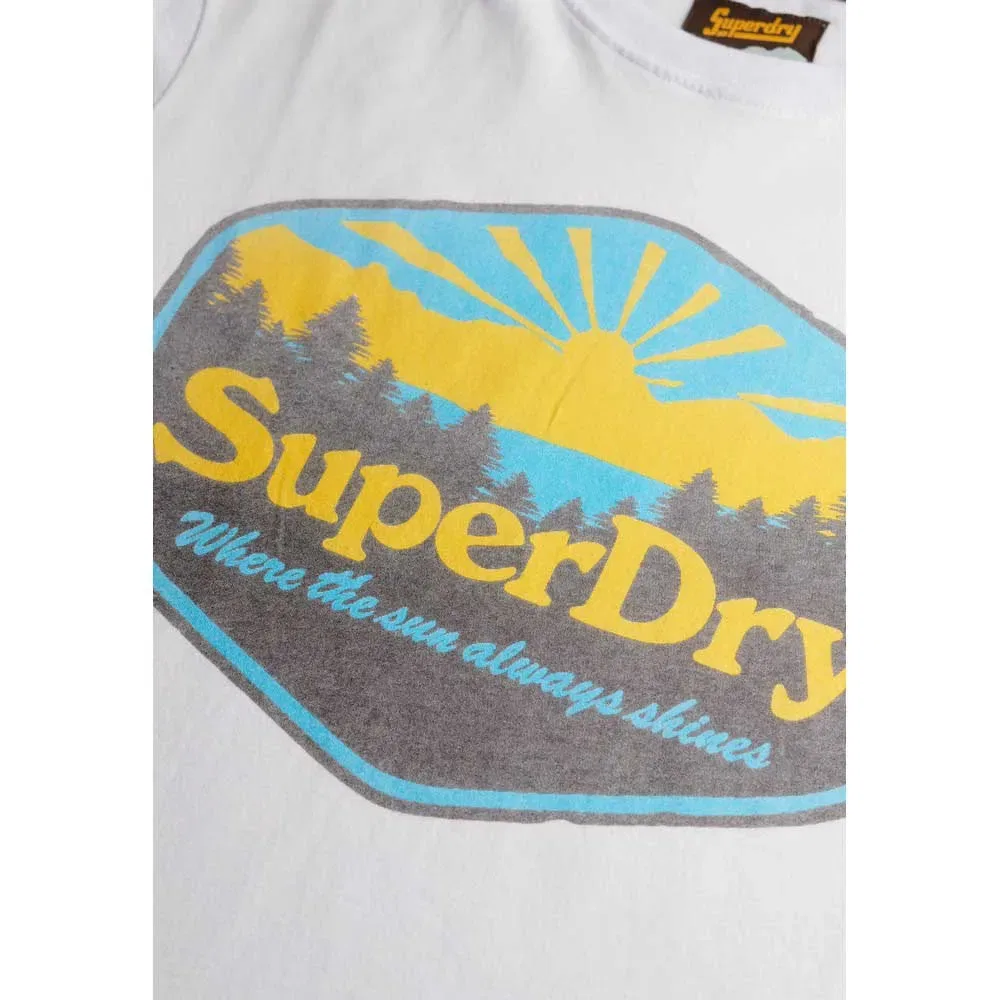 Футболка с коротким рукавом Sun Tab Superdry, белый — фото 2