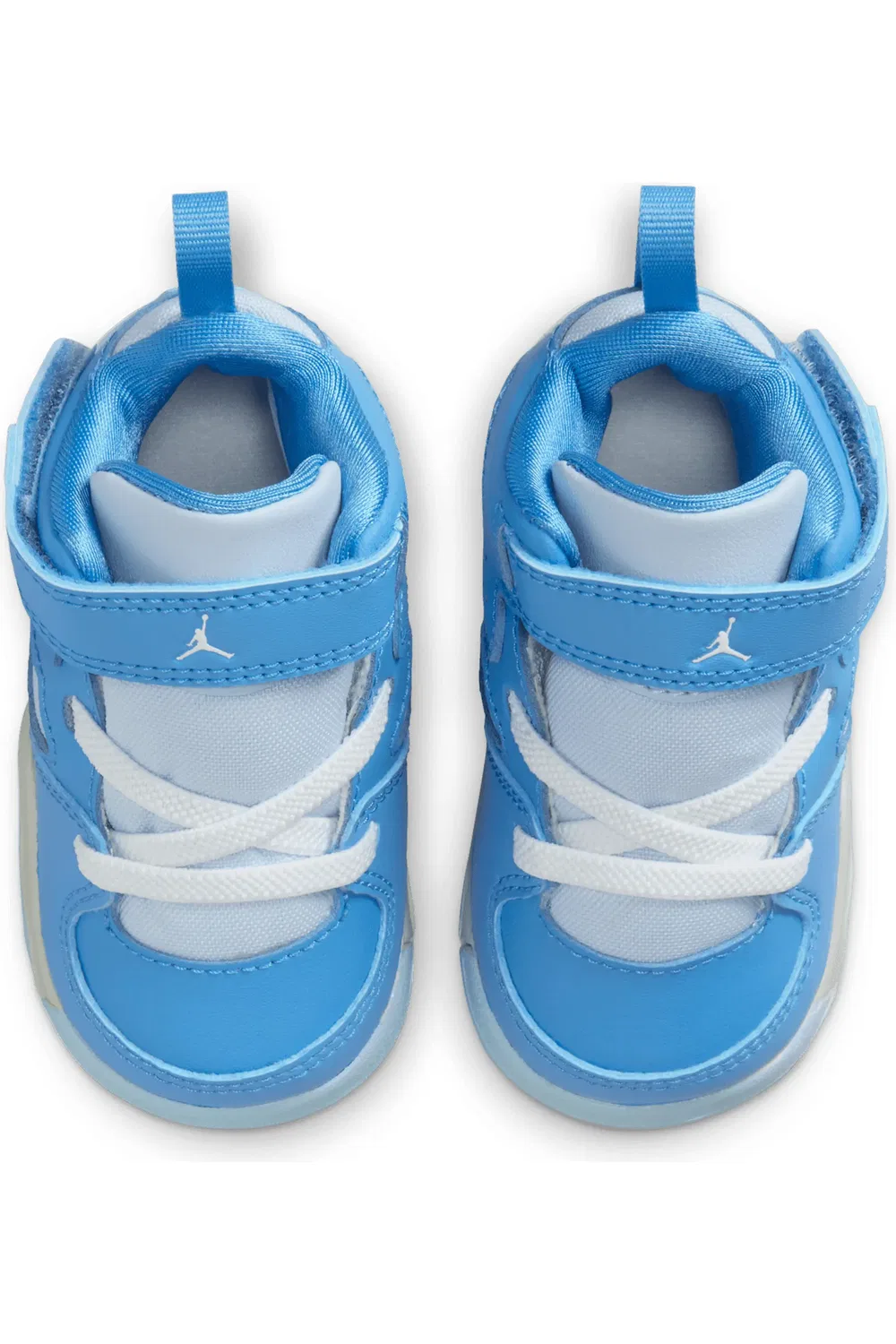 Детские кроссовки баскетбольные Air-Sole Flight Club '91 Jordan, Blue/Platinum/Sail/Blue — фото 3