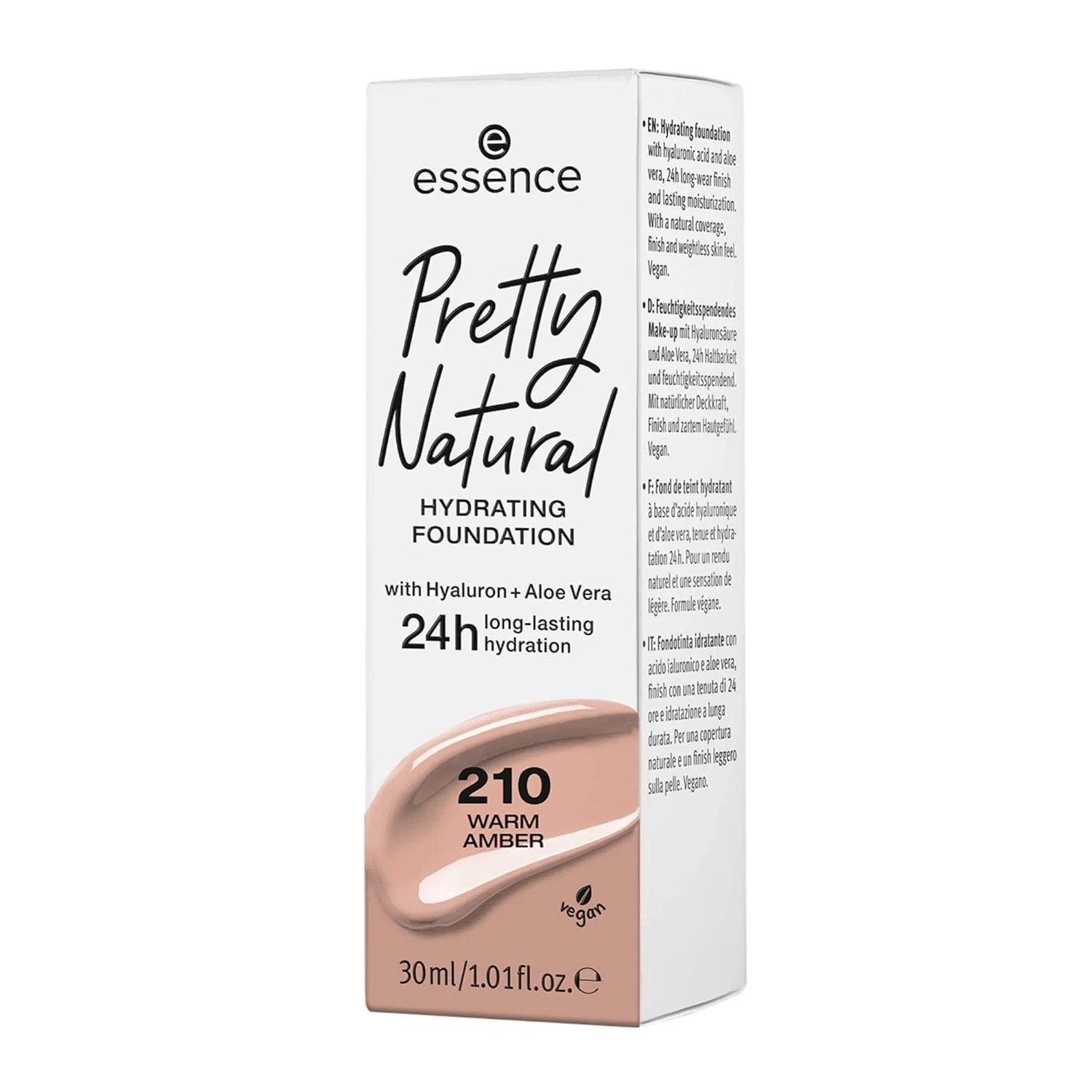Foundation Make Up увлажняющий матовый набор 3 x 30 мл, 210 Warm Amber Essence — фото 3