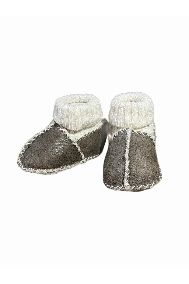 Детские ботинки из натуральной кожи для новорожденных Store, Brown