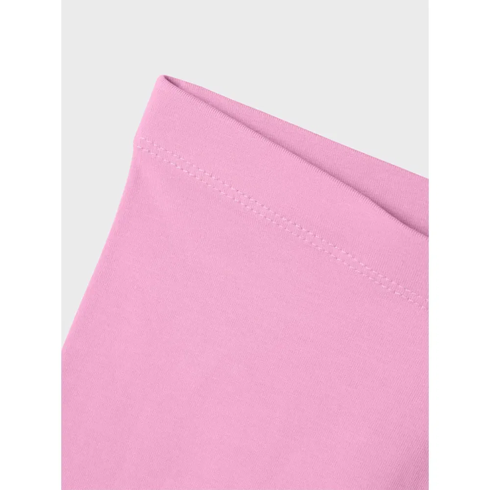 Детские леггинсы для девочек с кружевными манжетами Vivian Name it, Pink — фото 3