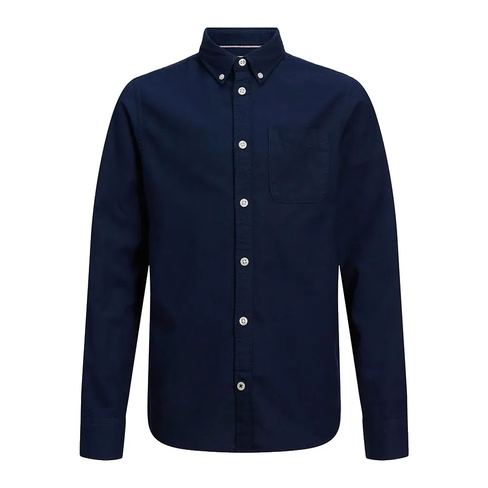 Рубашка с длинным рукавом Eoxford Jack & Jones, синий