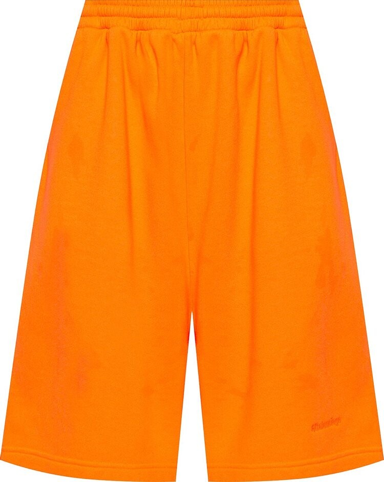 

Шорты Balenciaga Logo Sweat Shorts 'Fluo Orange', оранжевый