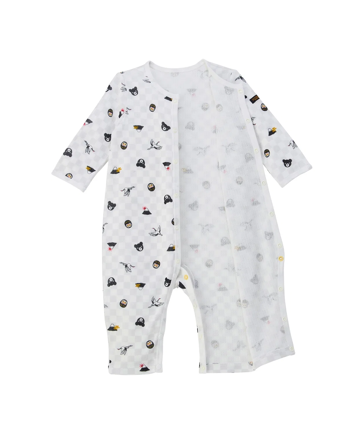 Детский комбинезон-боди с длинным рукавом модель Coverall DOUBLE_B, Multi — фото 4