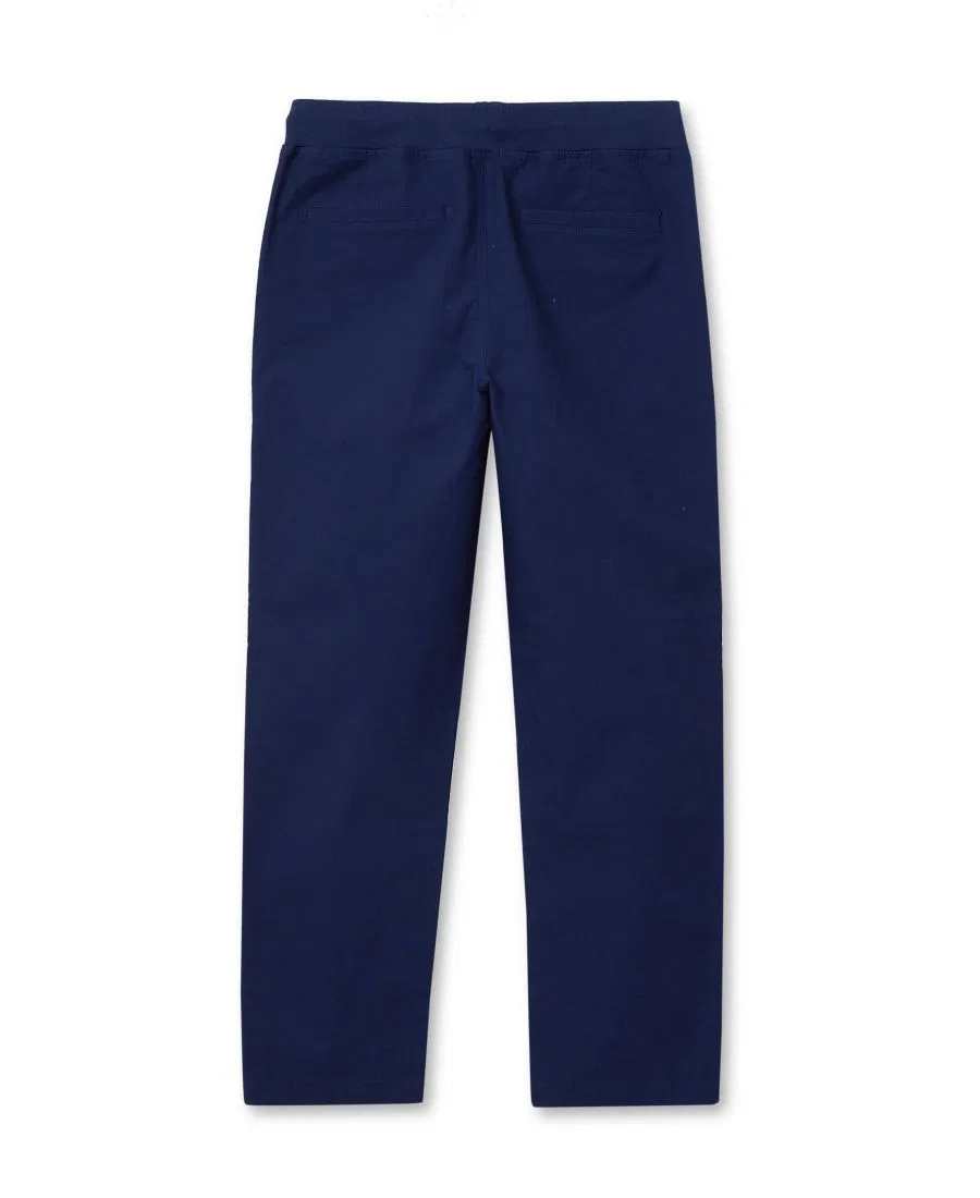 Штаны с усиленными коленями Iron Knee Pull On Boys Husky Lands' End, Navy — фото 2