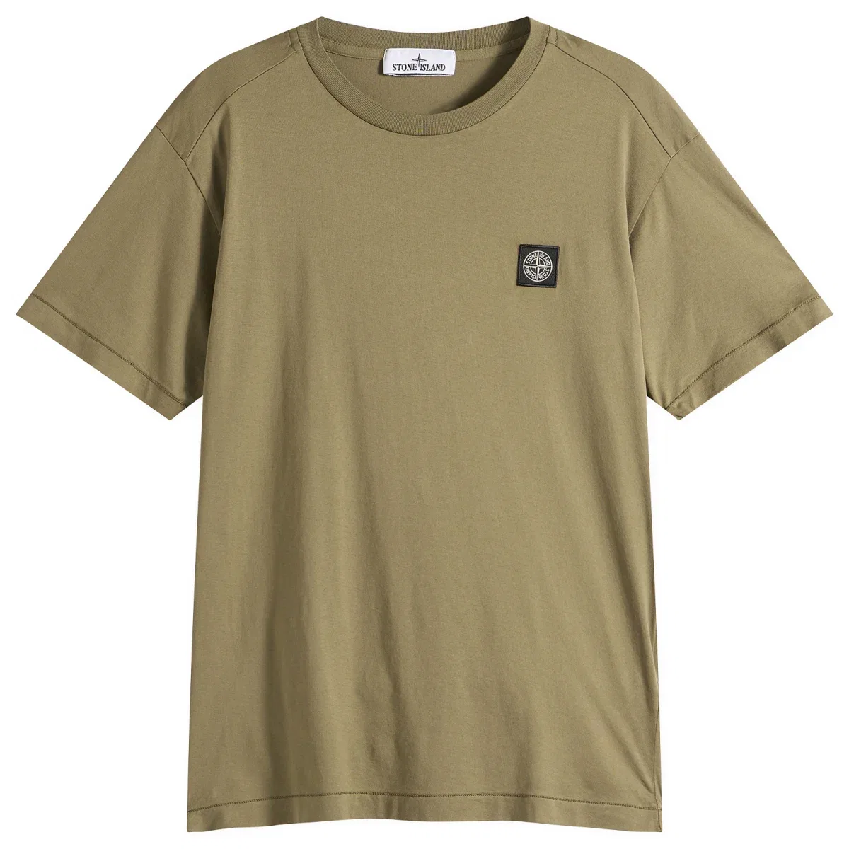 Футболка с длинным рукавом Patch Logo Stone Island, Military Green