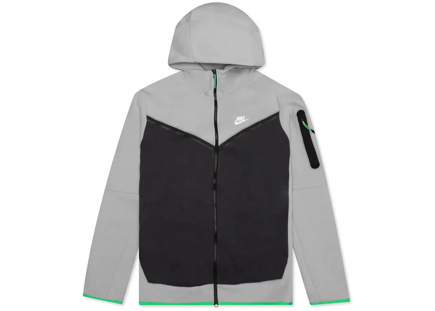 Мужская худи Nike Sportswear Tech Fleece Full-Zip Nike, Light Smoke Grey/Anthracite/Sail