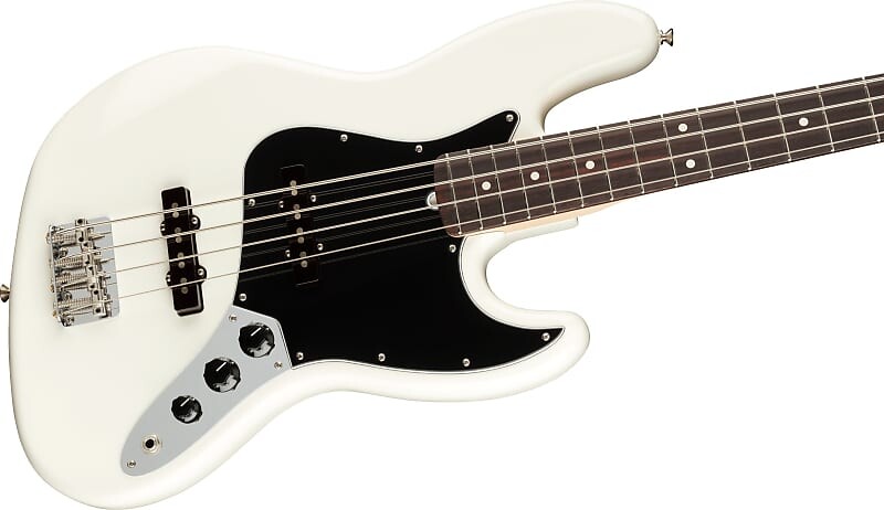 

Fender American Performer Jazz Bass, накладка на гриф из палисандра, арктический белый 0198610380