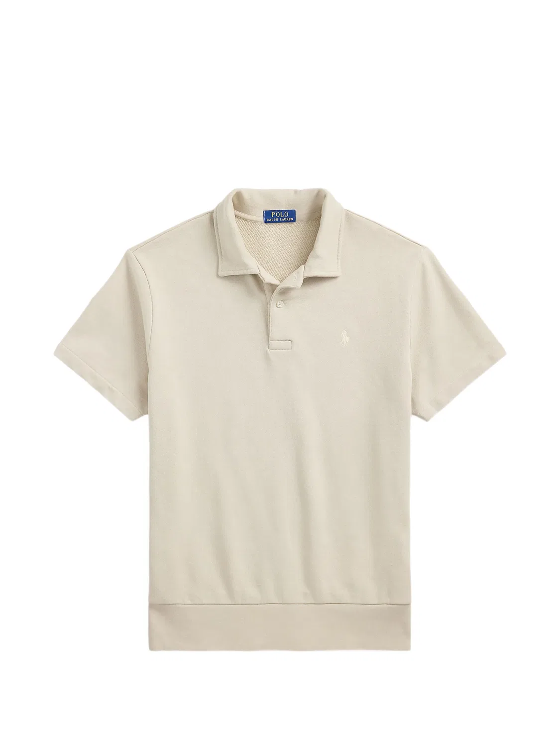 Поло с вышитым логотипом Polo Ralph Lauren, нейтральные