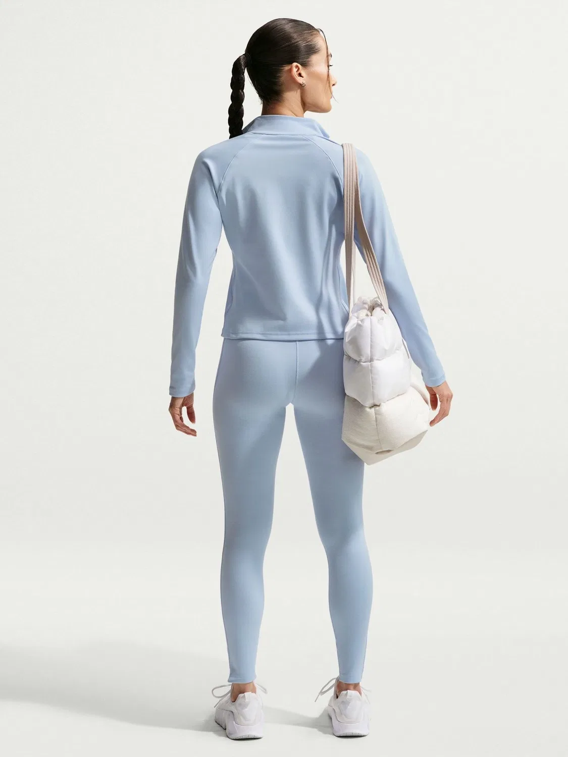 Леггинсы Nike One High Waisted Full Length Seamless Nike, водный синий — фото 2